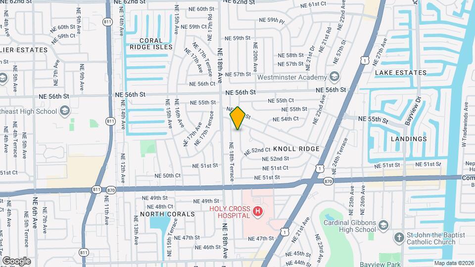 5281 NE 19th Ave Map and Location Details