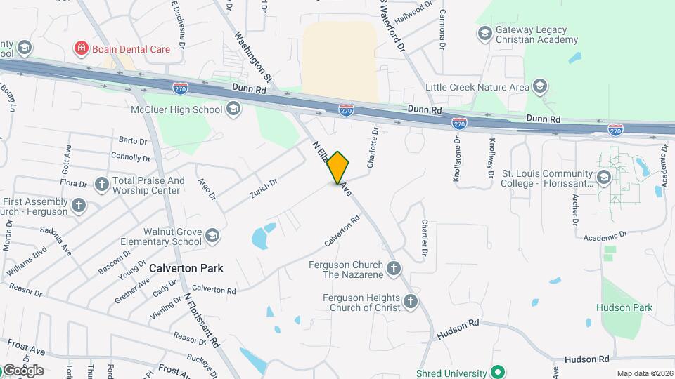 1441 N Elizabeth Ave Map and Location Details