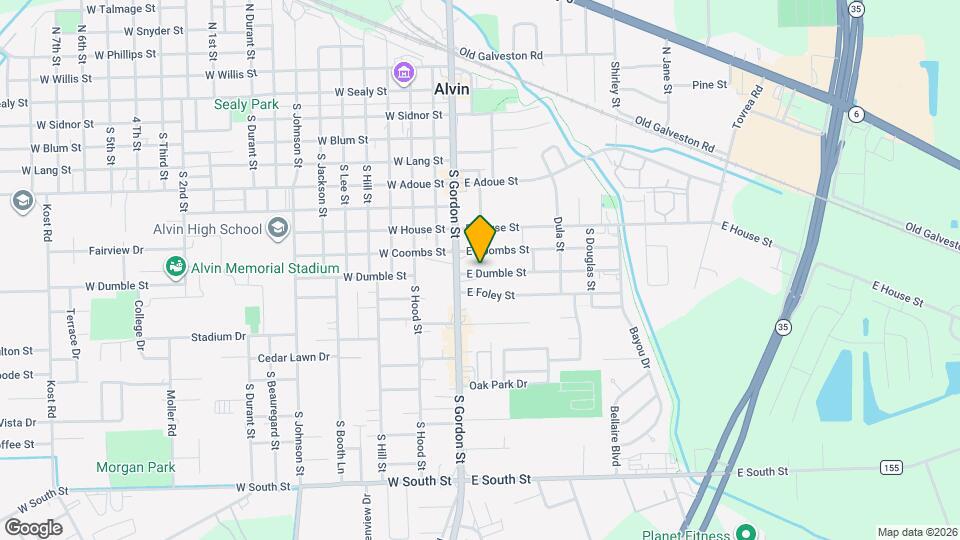 119 E Dumble St Map and Location Details