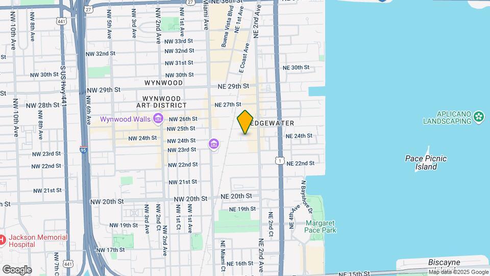 133 NE 24th St, Unit S2 Mapa y Detalles de la Ubicación