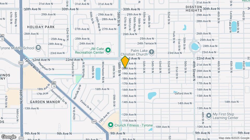 5718 20th Ave N Map and Location Details