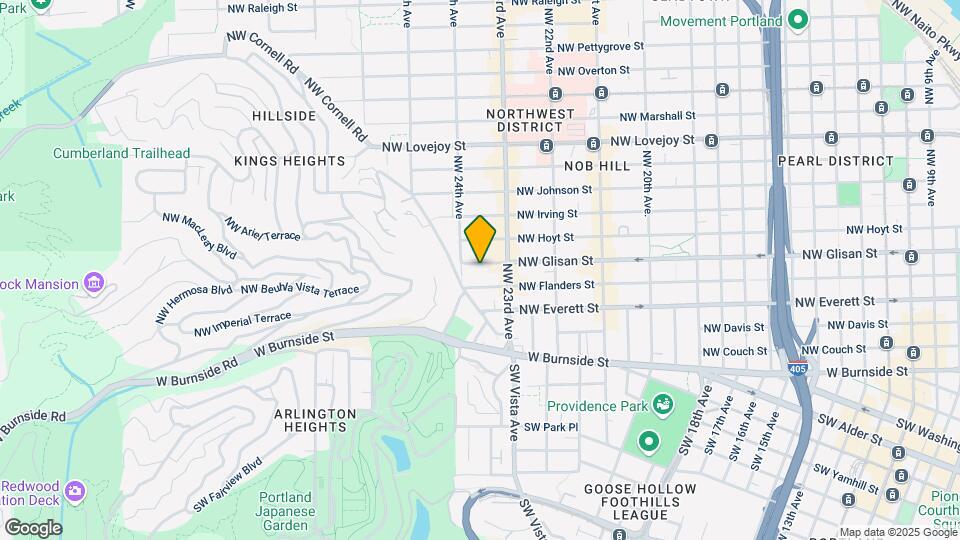 2354 NW Glisan St Mapa y Detalles de la Ubicación