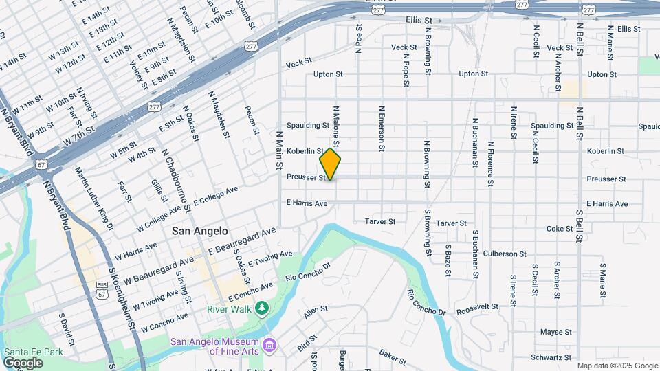 437 Preusser St Map and Location Details
