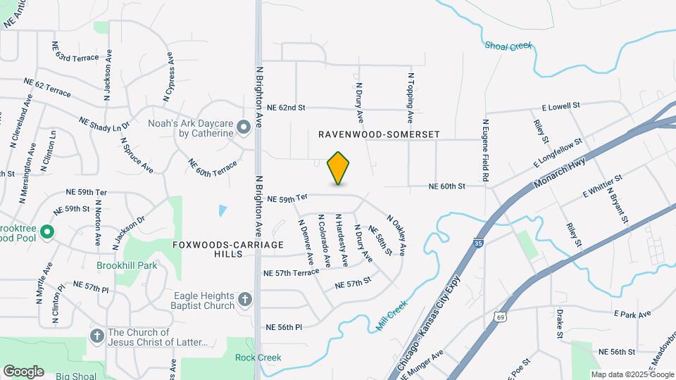 5400 NE 59th Ter Map and Location Details