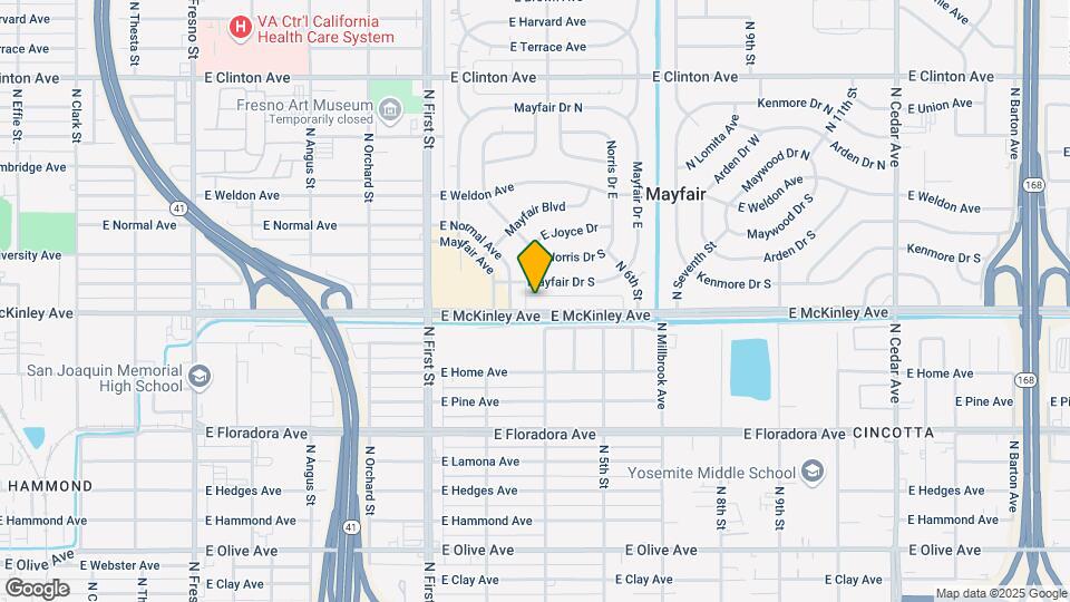 3361 E McKinley Ave Mapa y Detalles de la Ubicación
