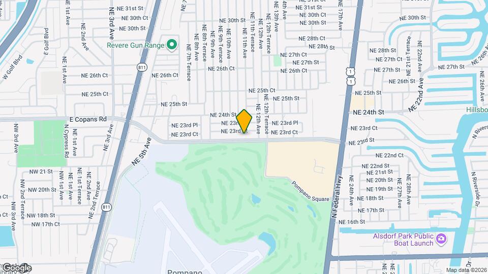 1101 NE 23rd St Map and Location Details