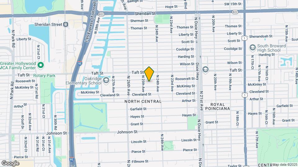 2433 McKinley St Mapa y Detalles de la Ubicación