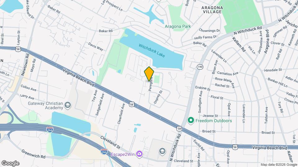 424 Peregrine St Map and Location Details