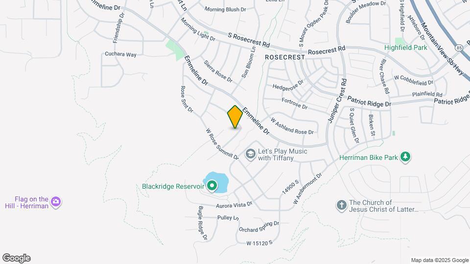 14724 S Evening Side Dr Mapa y Detalles de la Ubicación