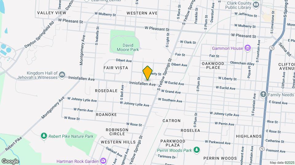 810 Innisfallen Ave Mapa y Detalles de la Ubicación