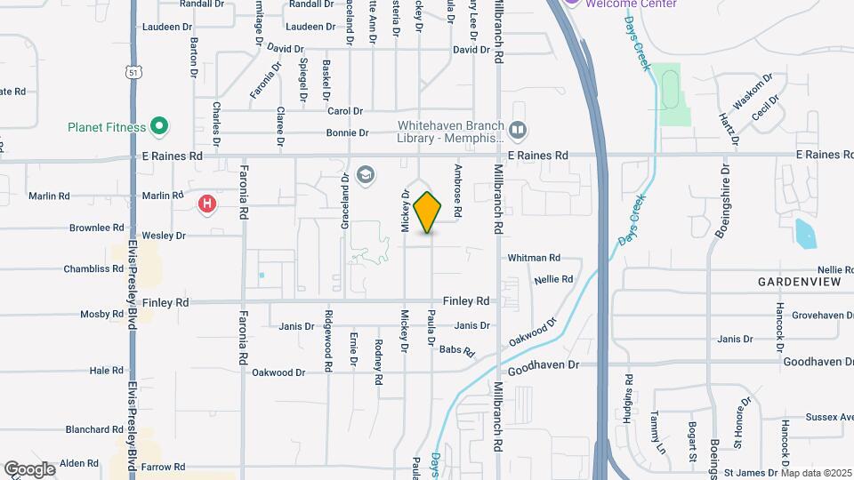 1588 Whitman Rd Map and Location Details