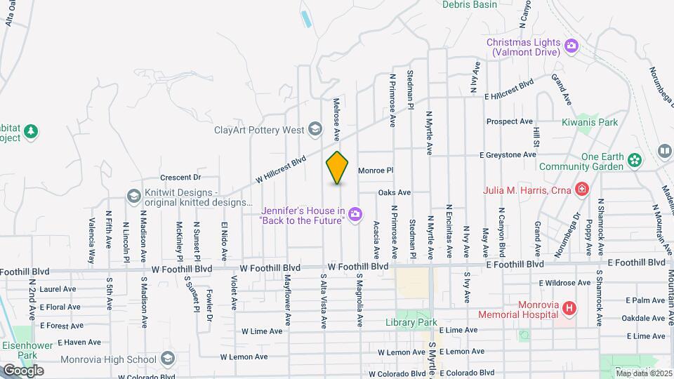 227 Melrose Ave Mapa y Detalles de la Ubicación