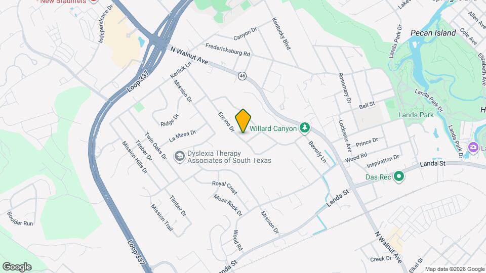 726 Encino Dr Map and Location Details