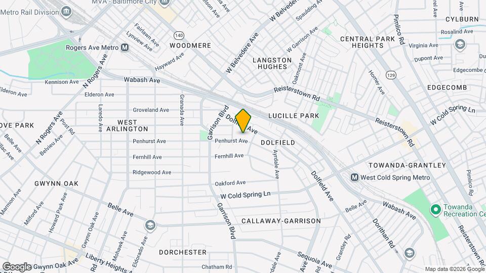 3904 Penhurst Ave, Unit Penhurst - 2 Bedroom Map and Location Details