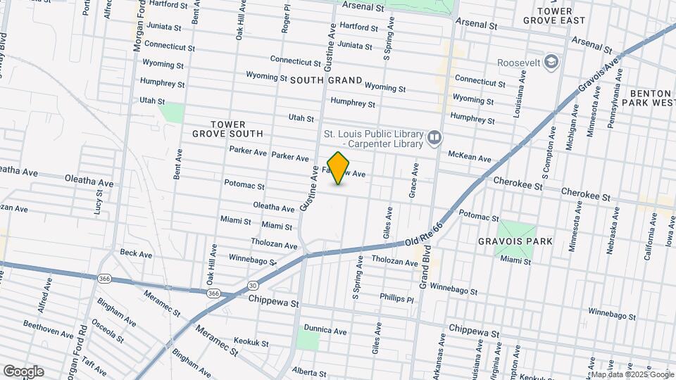 3815 Potomac St Map and Location Details