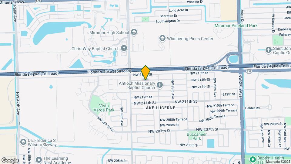 3480 NW 214th St-Unit -A Map and Location Details