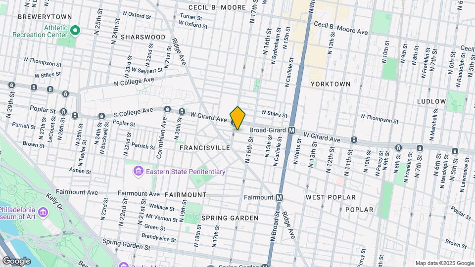 1638 Cambridge St Map and Location Details