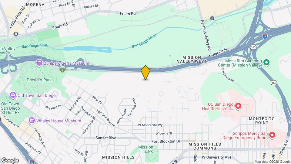 1625 Hotel Cir S, Unit 1625 Hotel Circle S Map and Location Details