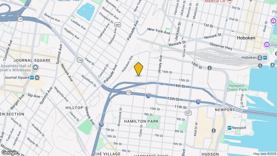 Hudson House West Mapa y Detalles de la Ubicación