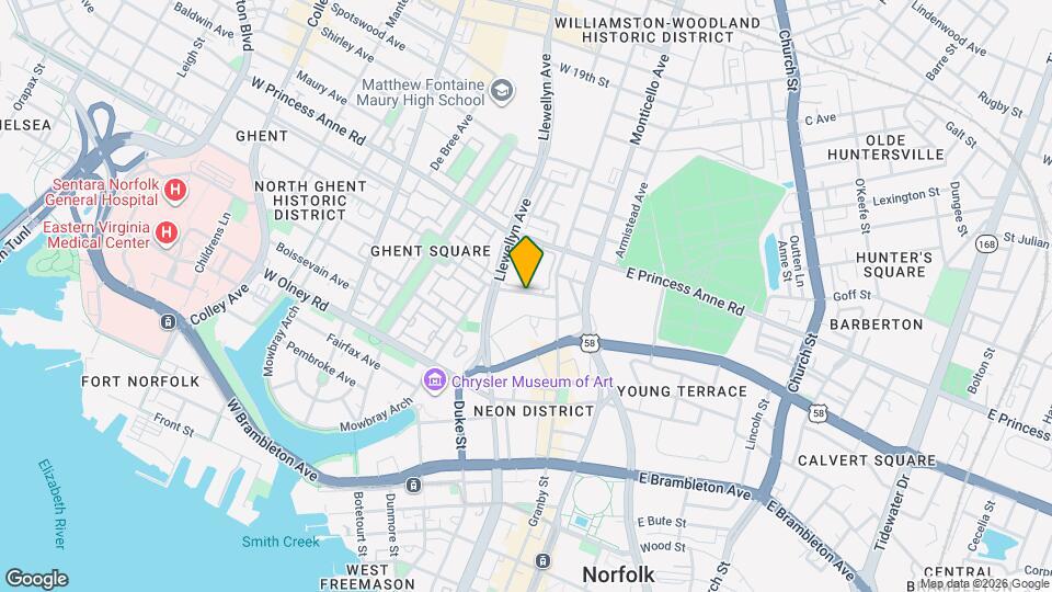 205 Westover Ave Map and Location Details