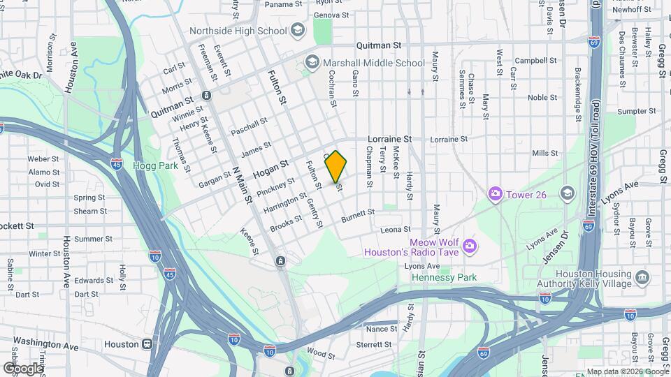 1617 Common St Map and Location Details