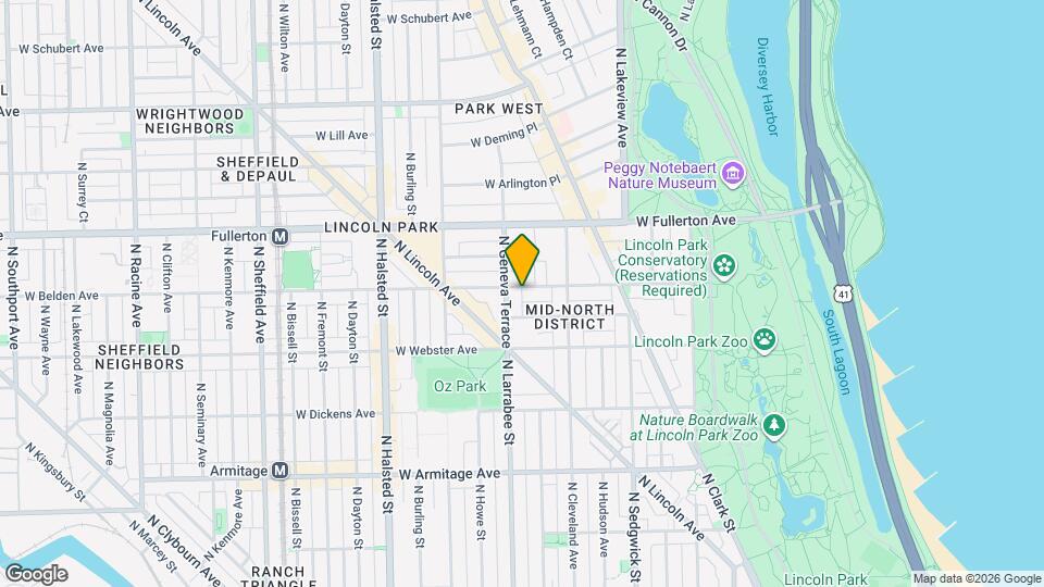 545 W Belden Ave, Unit 1FG Map and Location Details