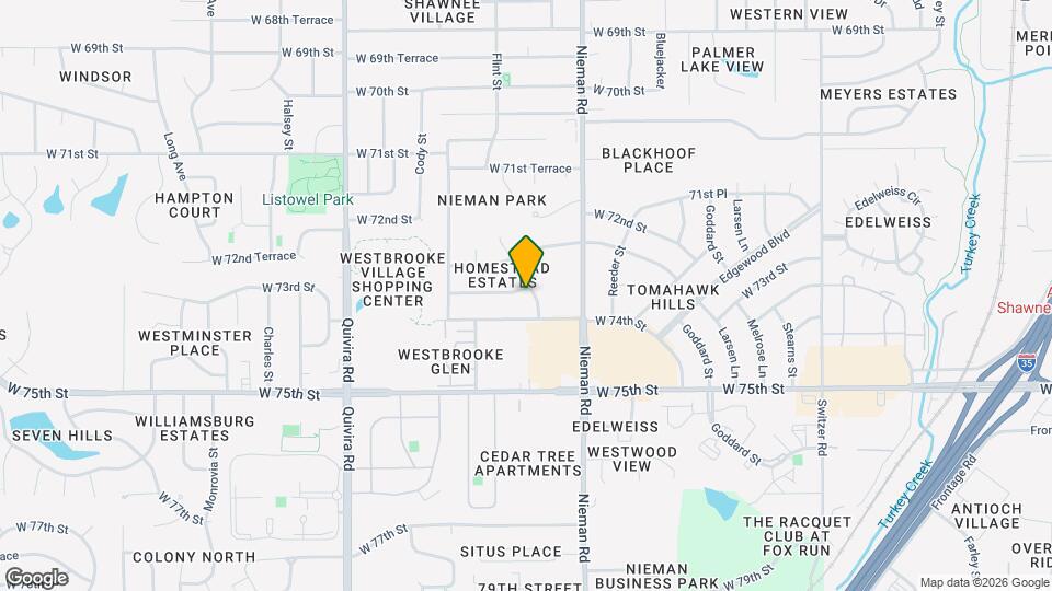 7310 Flint Dr Map and Location Details