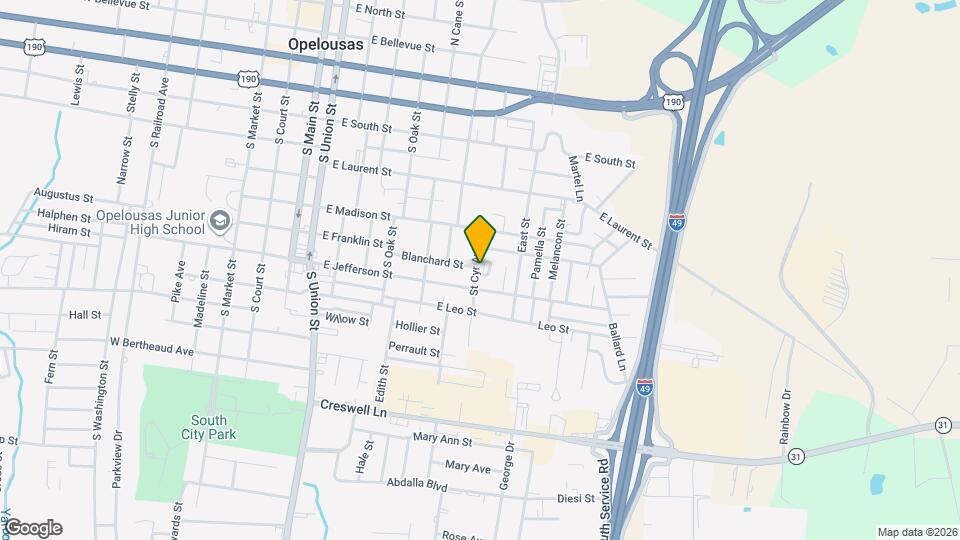 801 St Cyr Ave Map and Location Details