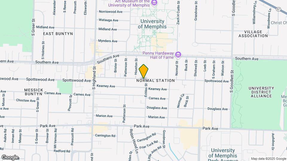 3707 Spottswood Ave Map and Location Details
