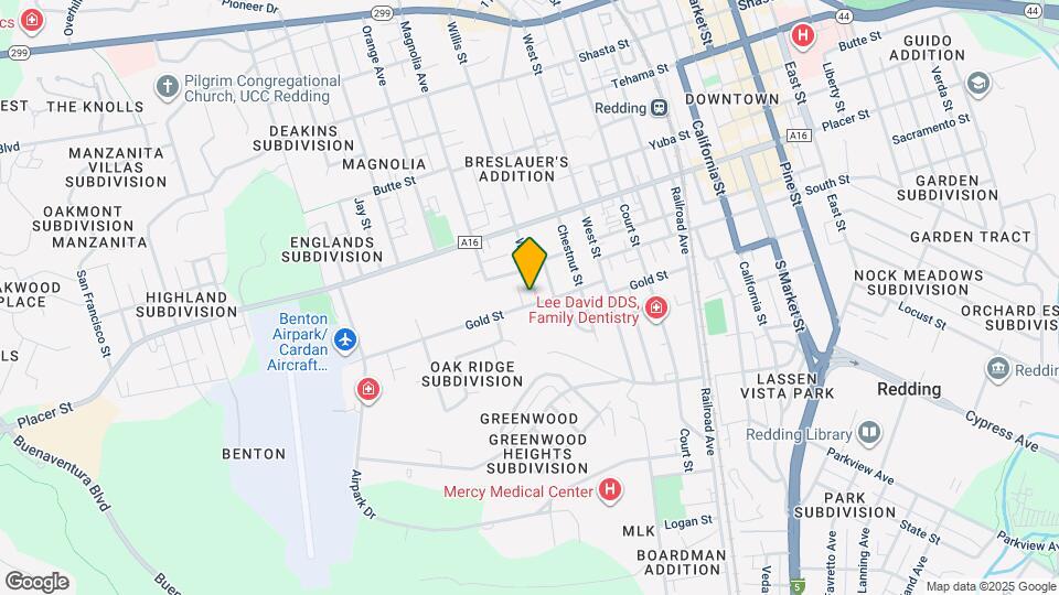 2120 Gold St Map and Location Details
