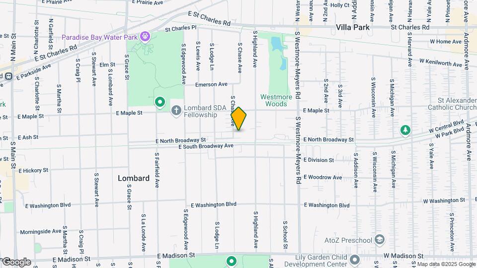 740 E North Broadway St Map and Location Details