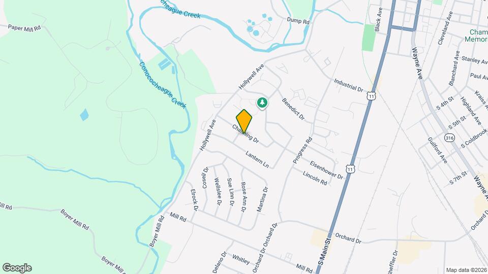 Channing Drive Townhomes & Oakley Lane Villas Map and Location Details