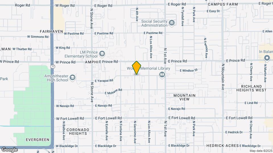 402-404 E Yavapai Rd Map and Location Details