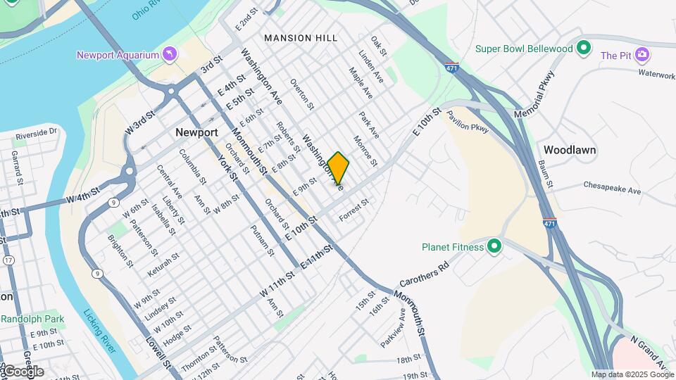 934 Washington Ave, Unit 1 Mapa y Detalles de la Ubicación