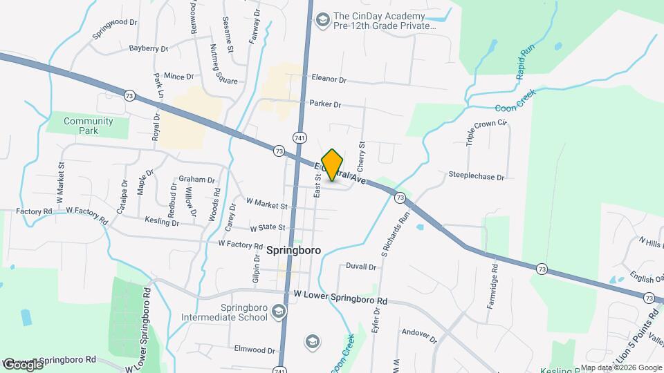 150 E North St Map and Location Details