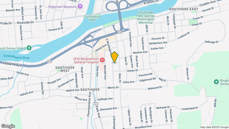 85 S Washington St Map and Location Details