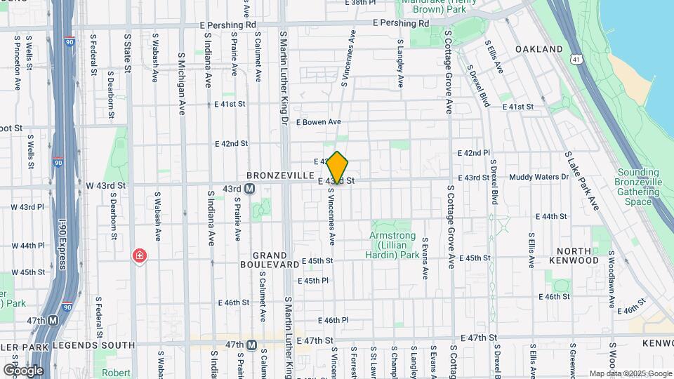 4311 S Vincennes Ave Map and Location Details