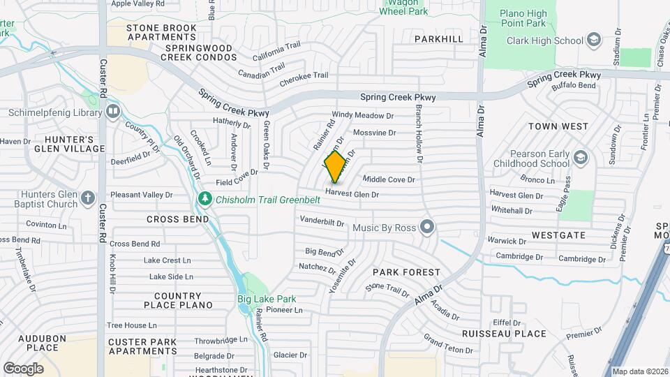 1409 Harvest Glen Dr Map and Location Details