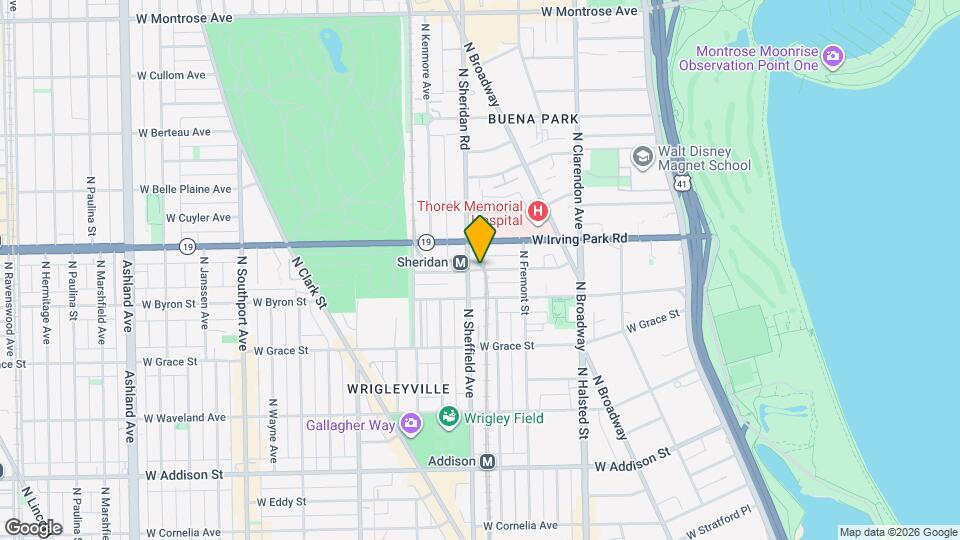 943 W Dakin St Map and Location Details