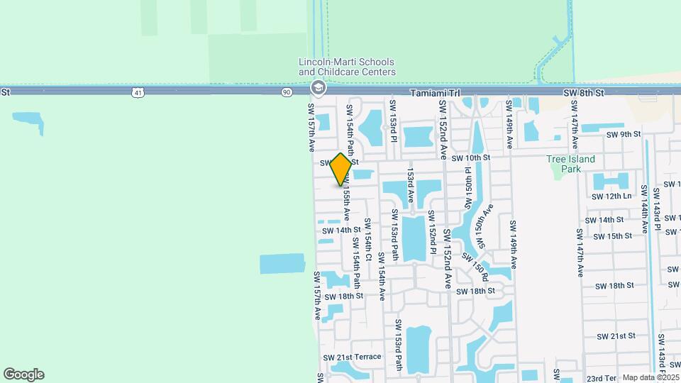 15520 SW 11th Terrace Map and Location Details