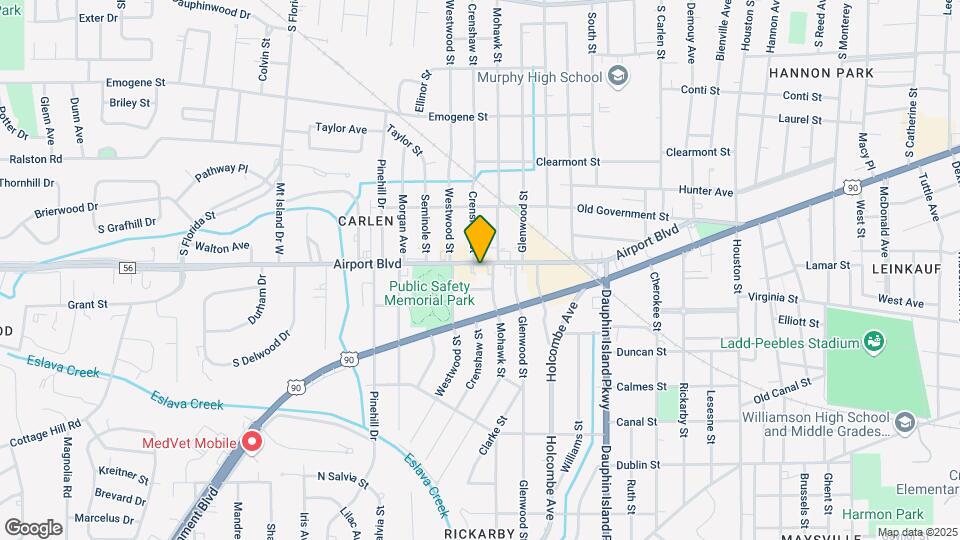 2155 Airport Blvd Map and Location Details