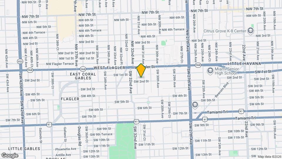 3121 SW 2nd St Map and Location Details