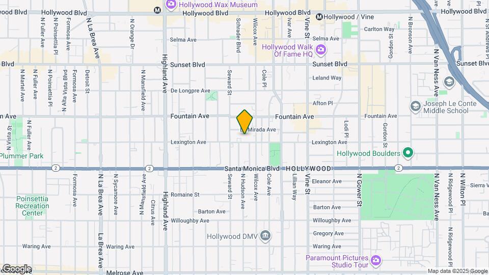 6513 Lexington Ave Map and Location Details