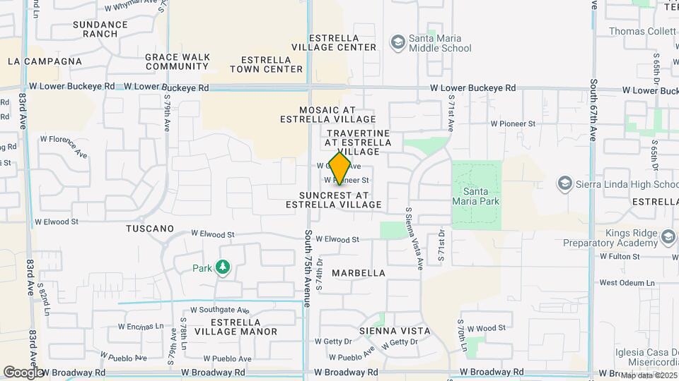 7406 W Superior Ave Map and Location Details