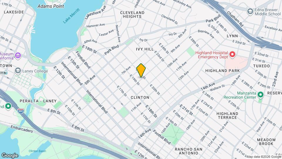 1929 9th Ave Mapa y Detalles de la Ubicación