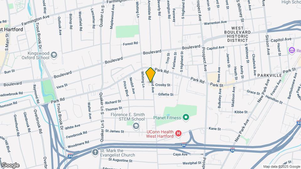 Oakwood Avenue Mapa y Detalles de la Ubicación