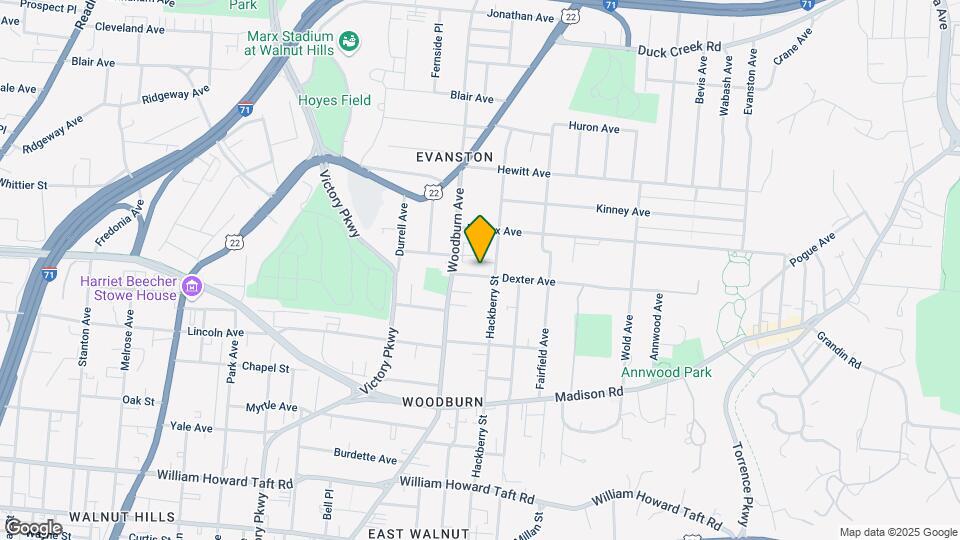 1622 Dexter Ave Map and Location Details