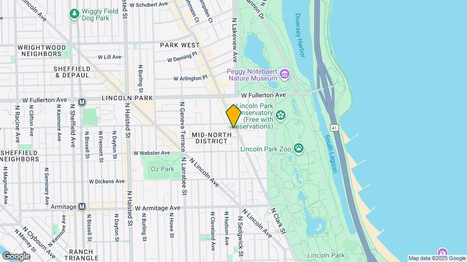 2254 N Clark St, Unit #2 Map and Location Details