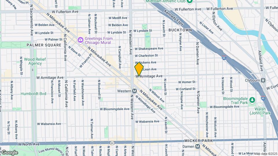 2333 W Armitage Ave Map and Location Details