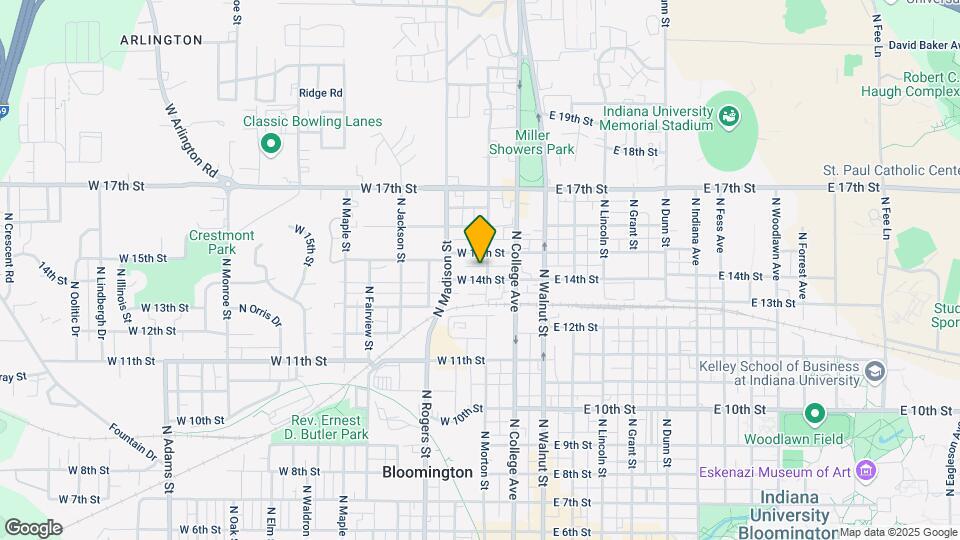 1003 N Woodburn Ave Map and Location Details